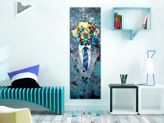 Painting - Dog in a Suit