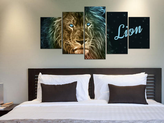 Painting - Gold lion