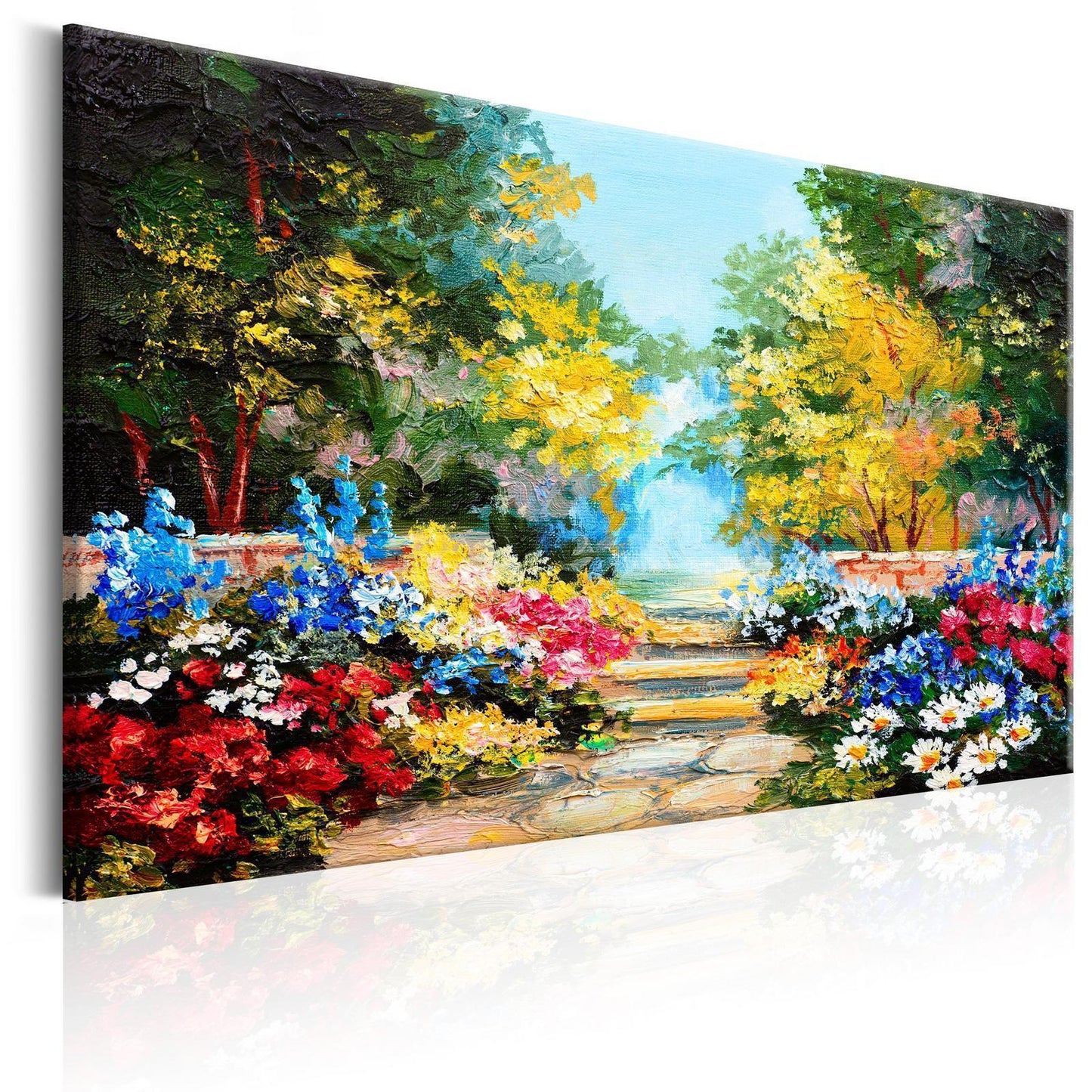 Painting - The Flowers Alley