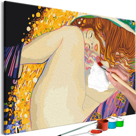 DIY-Leinwandgemälde – Gustav Klimt: Danae 