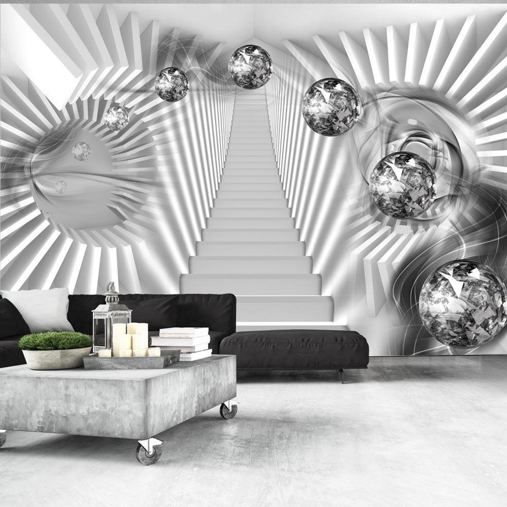 Wall Mural - Silver Stairs