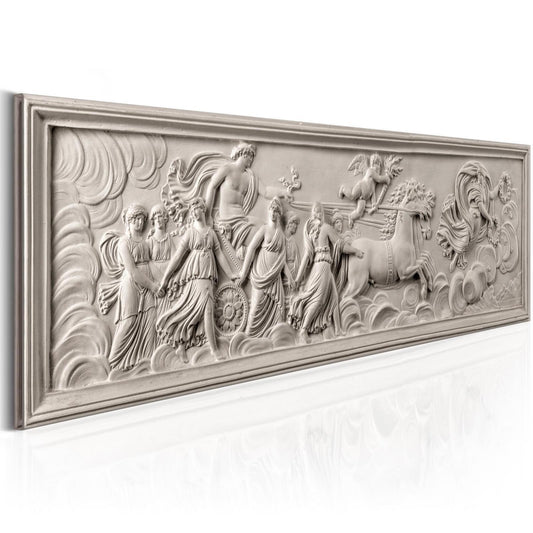 Gemälde - Relief: Apollo und Musen