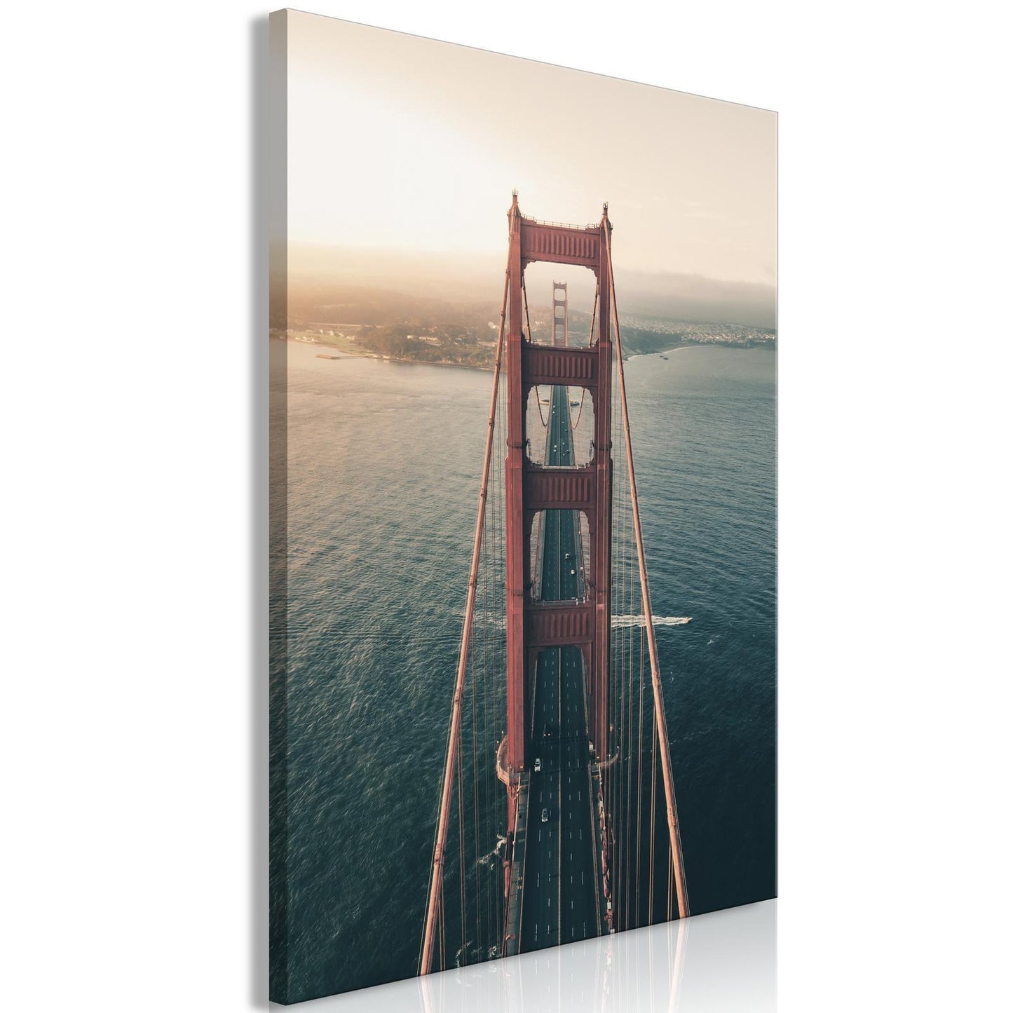 Painting - Golden Gate Bridge (1 Part) Vertical
