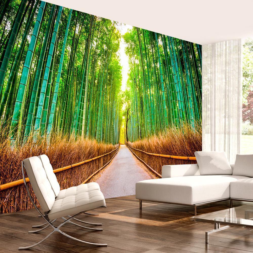 Selbstklebende Fototapete - Bambuswald