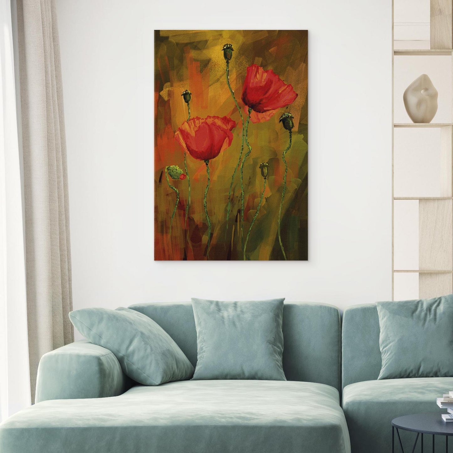 Schilderij - The Awakening of Poppy