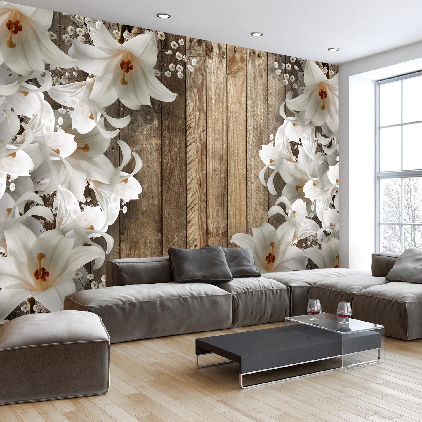 Self-adhesive photo wallpaper - Lilac Garden