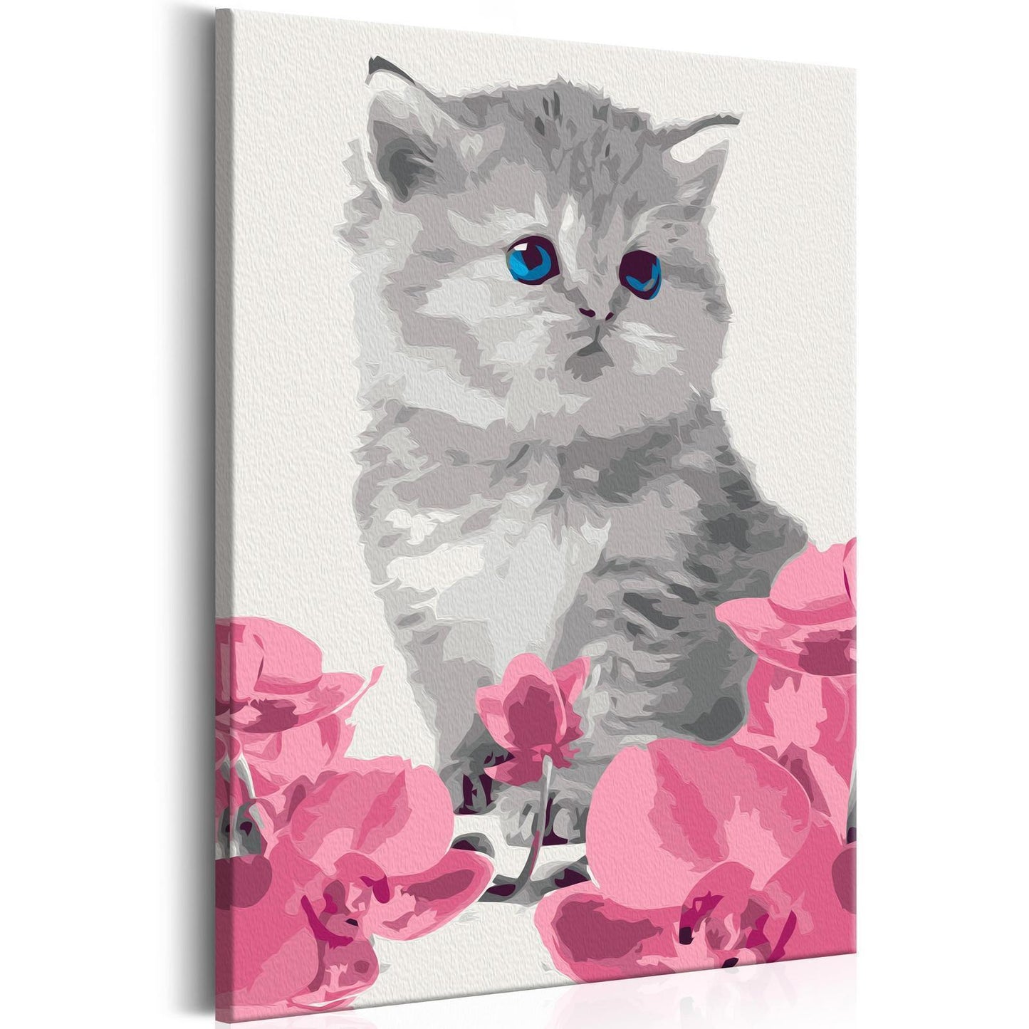 Doe-het-zelf op canvas schilderen - Kitty Cat