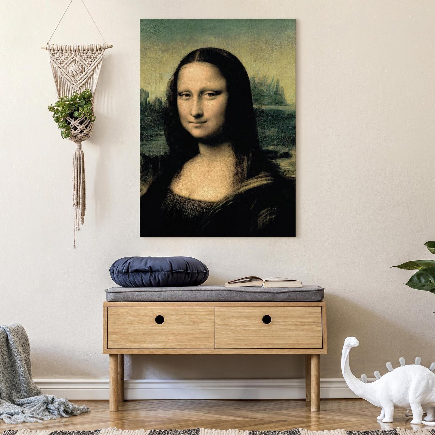 Schilderij - Mona Lisa (fragment)