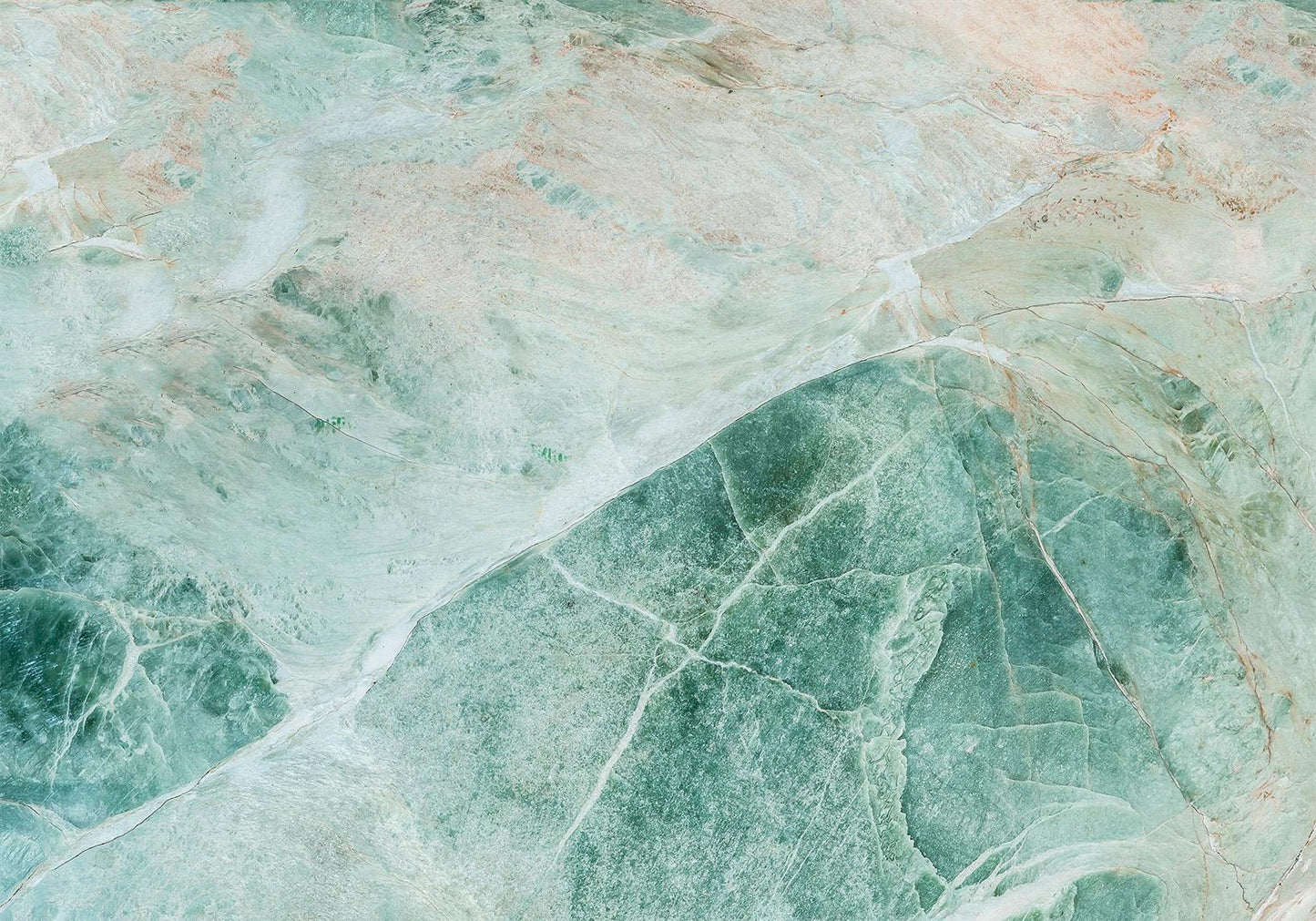 Fotobehang - Turquoise Marble