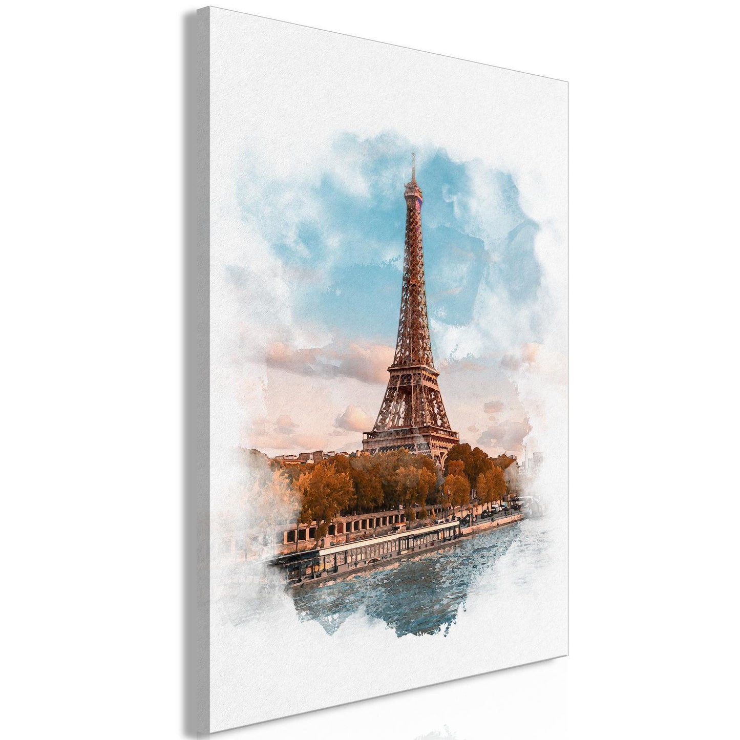 Gemälde - Blick auf Paris (1 Teil) Vertikal