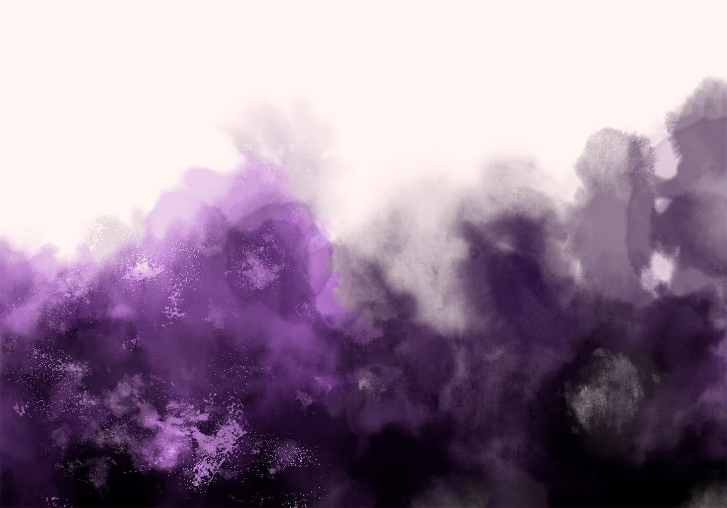 Fotobehang - Watercolour Variation - Violet