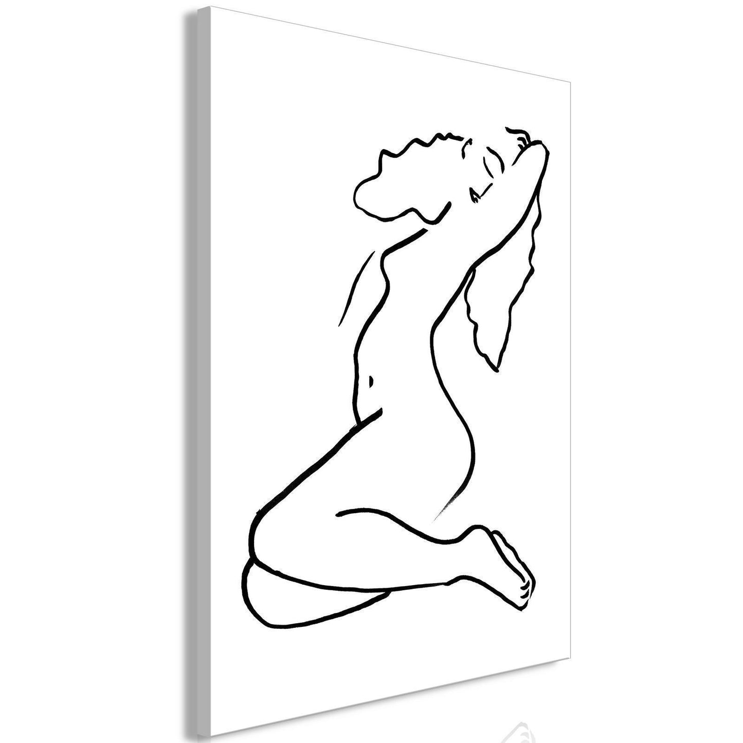 Painting - Dreamy Lady (1 Part) Vertical