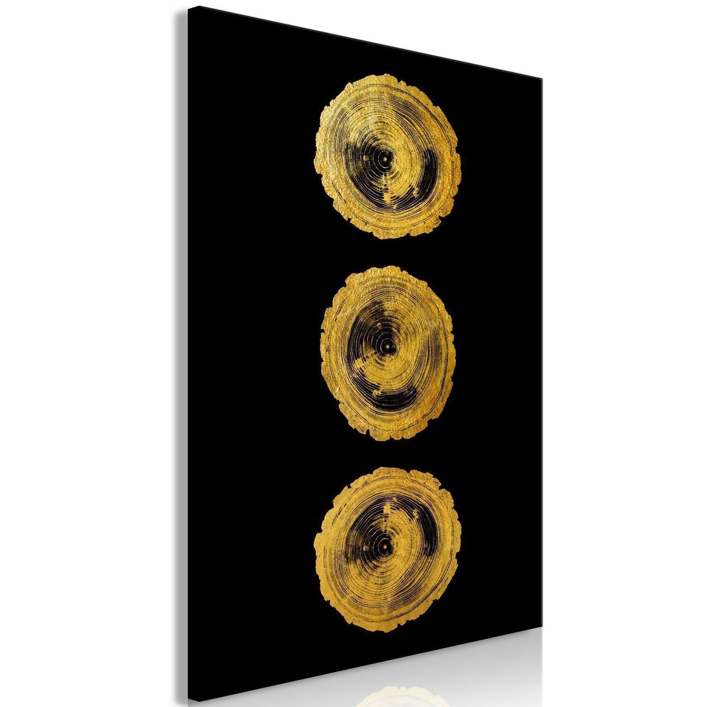 Gemälde - Goldene Knoten (1 Teil) Vertikal