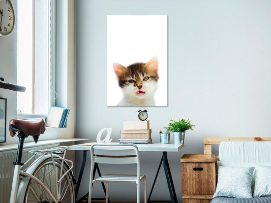 Schilderij - Cat Style (1-part) - Domestic Animal with a Touch of Wildness in Focus