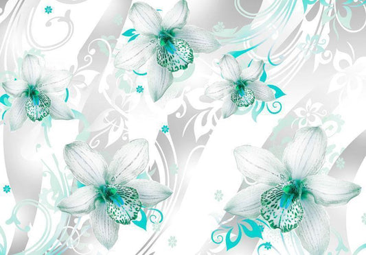 Wall Mural - Sounds of subtlety - turquoise