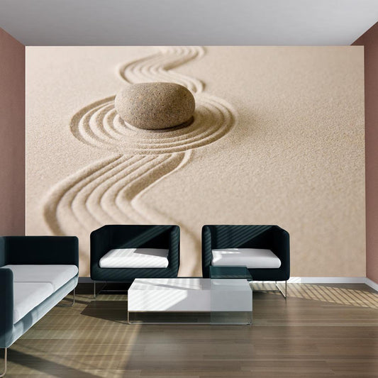 Wall Mural - Zen sand garden