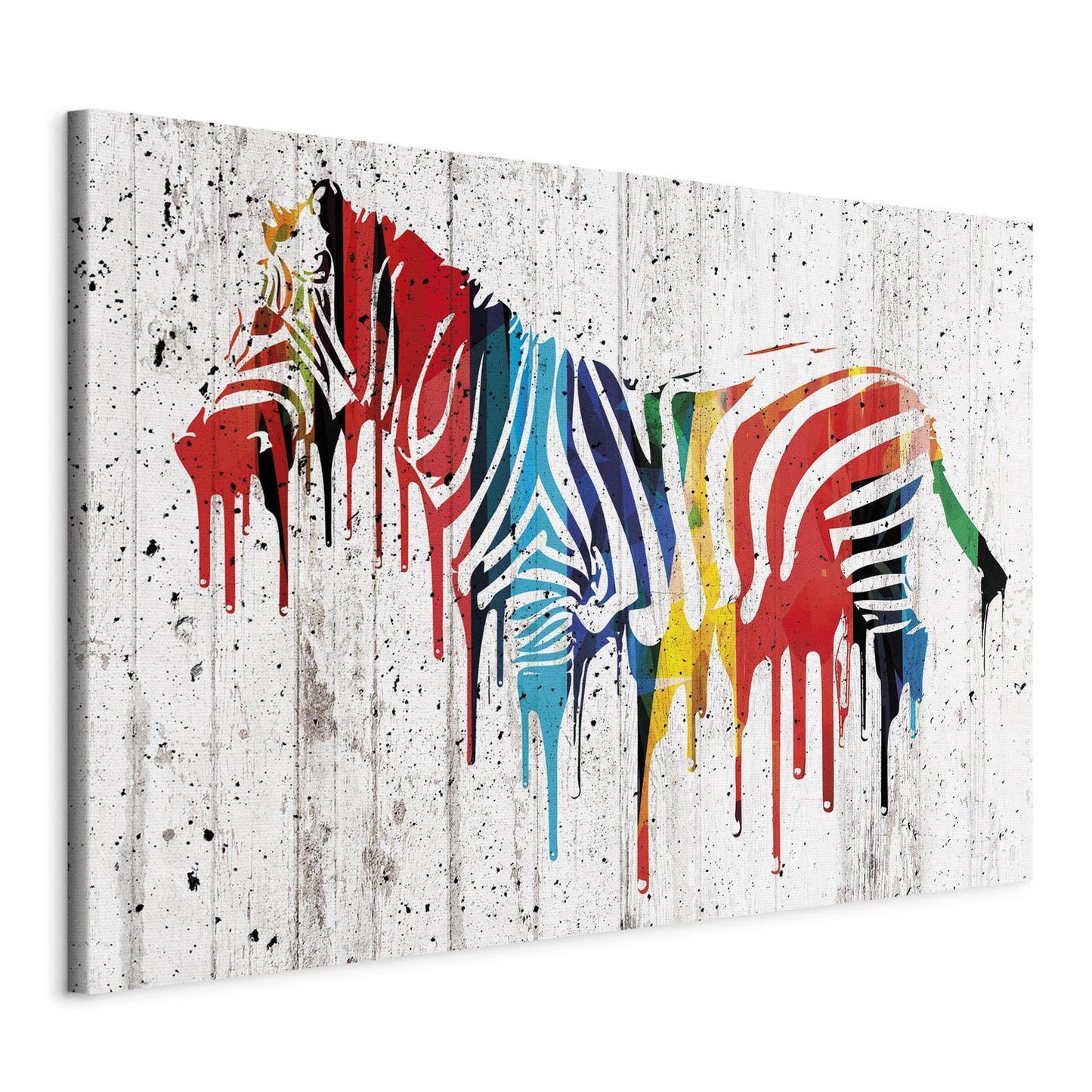 Painting - Colorful Zebra