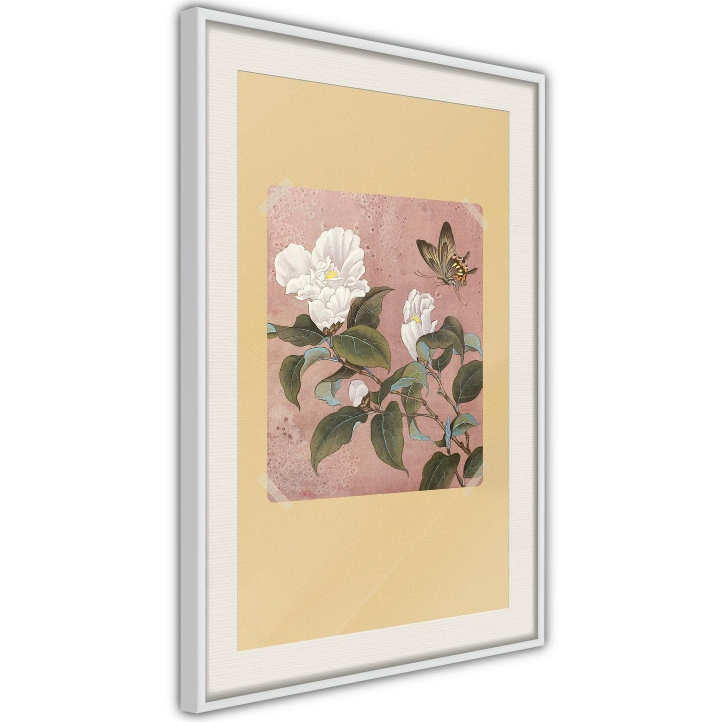 Rhododendron und Schmetterling