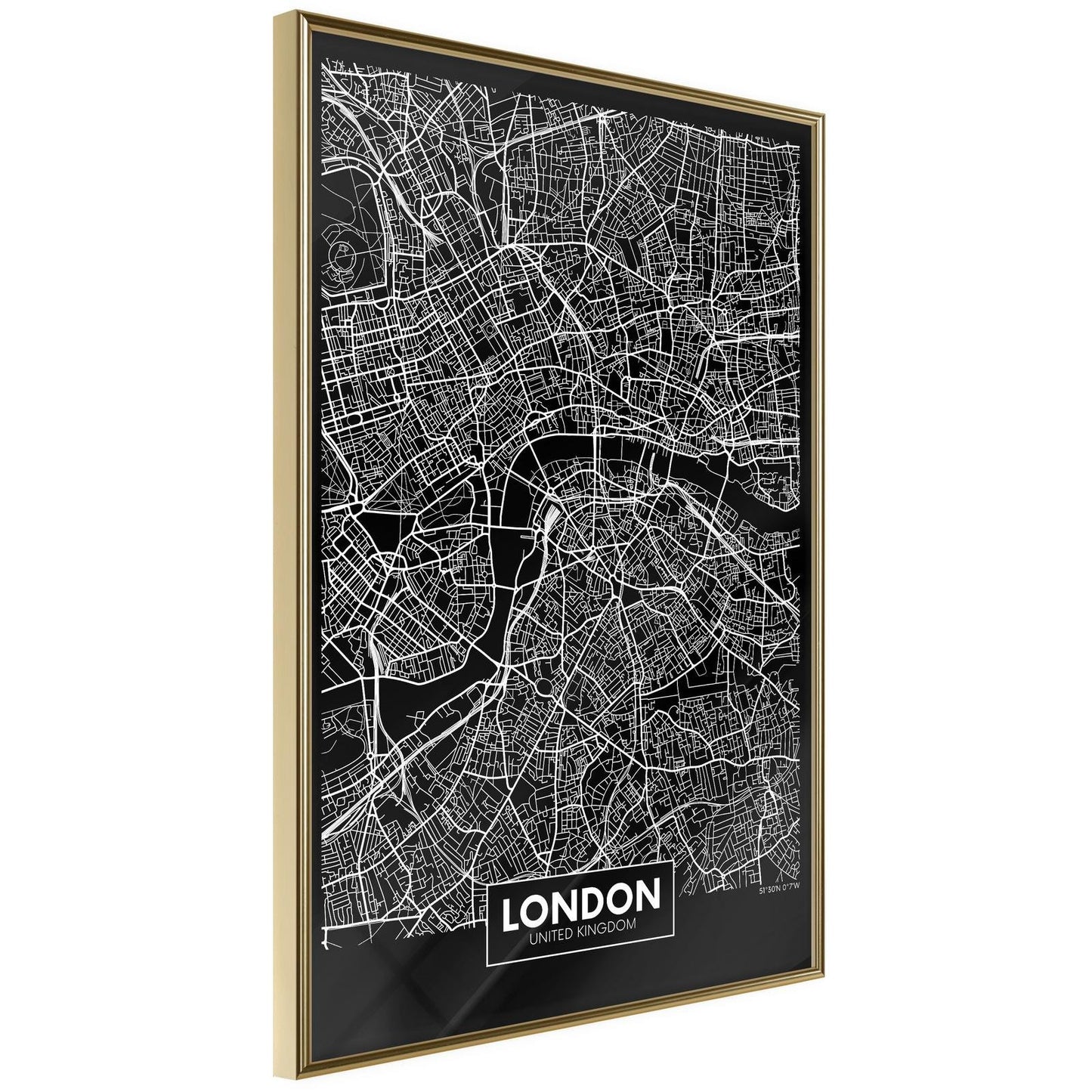 Stadtplan: London (dunkel)