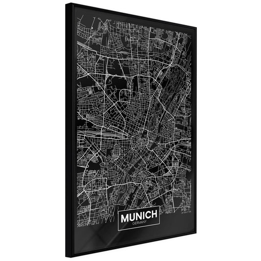 Stadtplan: München (dunkel)