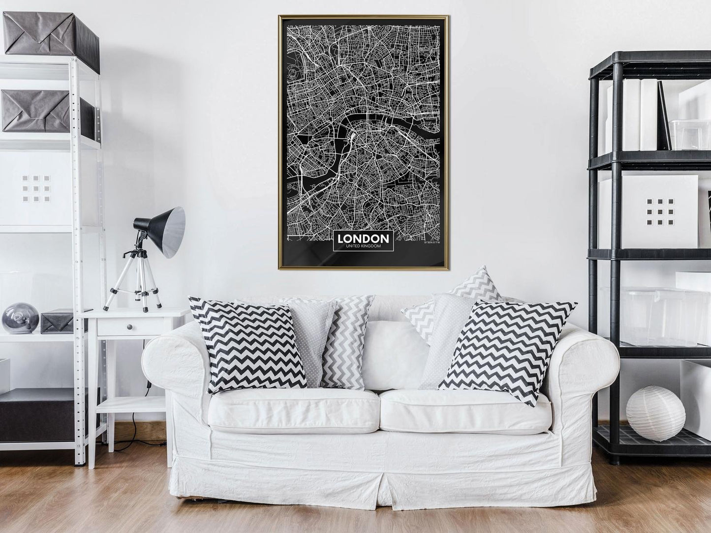Stadtplan: London (dunkel)